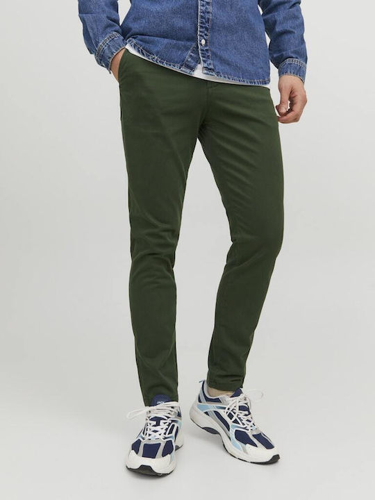Marco Trousers Chino Elastic in Slim Fit Rosin