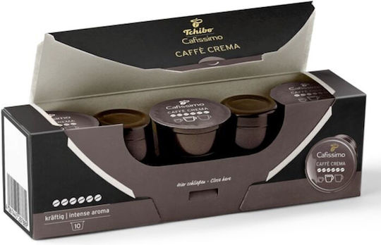Tchibo Capsules Espresso Crema Compatible with Machine Cafissimo 10caps,tobolek