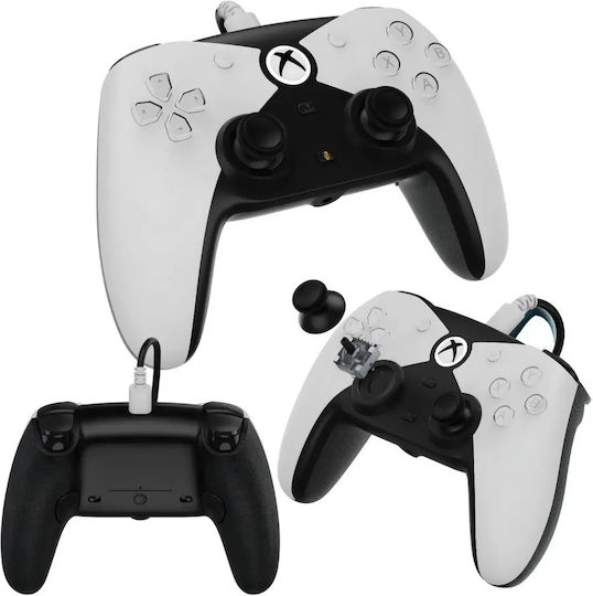 Hyperkin Competitor Ενσύρματο Gamepad για PC / Xbox Series / Xbox One Λευκό