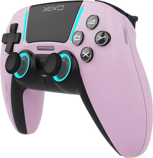 Yaxo Ασύρματο Gamepad για PS5 / PC Ροζ