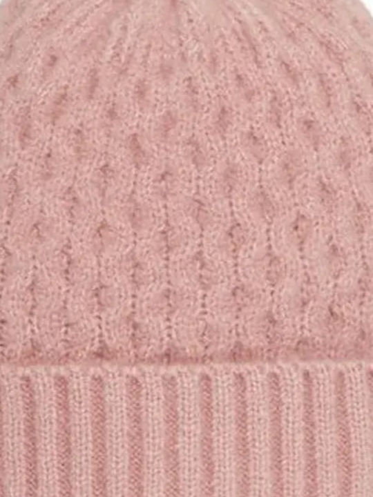 Beanie Frauen Beanie Gestrickt in Rosa Farbe