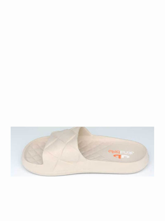 Frauen Flip Flops in Beige Farbe