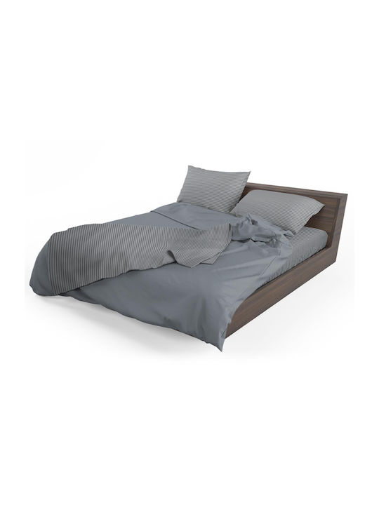Kipper Cearșaf Super dublu 240x260cm. Gri