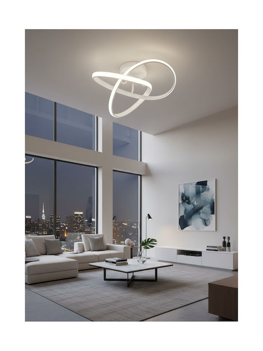 Trio Lighting Ceiling Mount Light 40cm White with Integrated LED