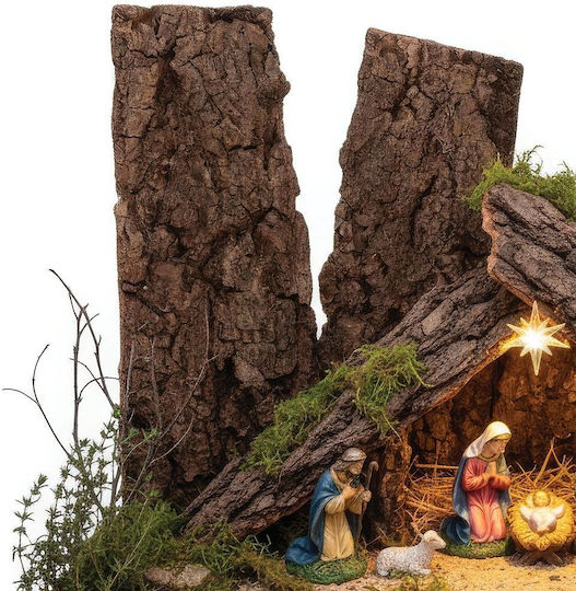 Galileo Set of 3 Cork Bark Sheets 22x65 Cm Santas House 5923123