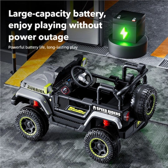 Wrangler Rubicon Doppelsitzer mit Fernbedienung 12 Volt Blau