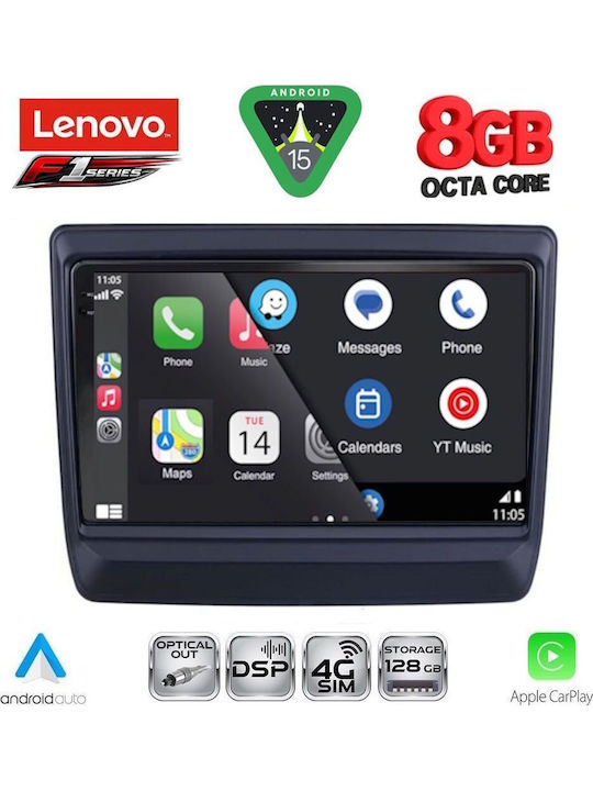 Lenovo Car Audio System Isuzu D-Max 2020 (Bluetooth/USB/WiFi/GPS/Apple-Carplay/Android-Auto) with Touch Screen 9"