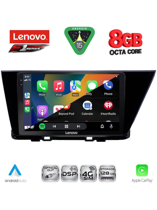 Lenovo Car Audio System for Kia Niro 2017-2021 (Bluetooth/USB/WiFi/GPS/Apple-Carplay/Android-Auto) with Touch Screen 9"