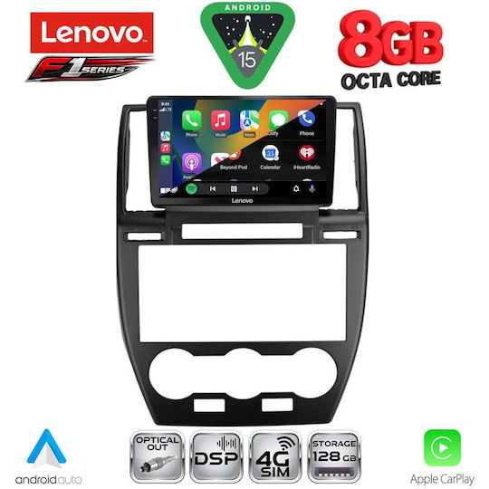 Lenovo Car Audio System for Land Rover Freelander 2006-2014 (Bluetooth/USB/WiFi/GPS/Apple-Carplay/Android-Auto) with Touch Screen 9"