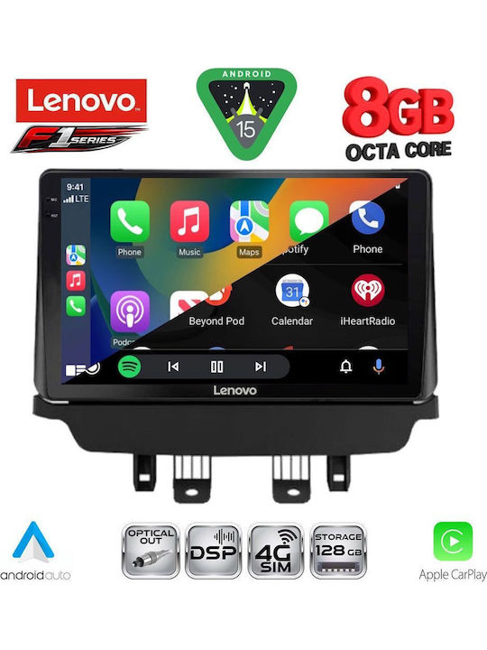 Lenovo Car Audio System for Mazda CX-3 2014-2023 (Bluetooth/USB/WiFi/GPS/Apple-Carplay/Android-Auto) with Touch Screen 9"
