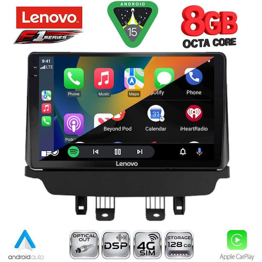 Lenovo Ηχοσύστημα Αυτοκινήτου για Mazda CX-3 2014-2023 (Bluetooth/USB/WiFi/GPS/Apple-Carplay/Android-Auto) με Οθόνη Αφής 9"