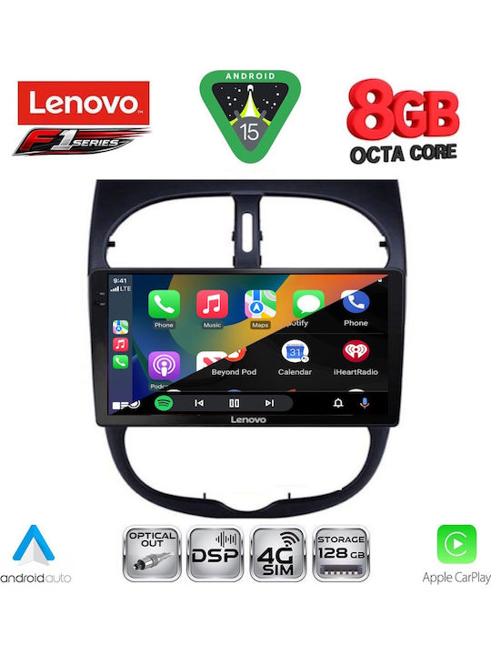 Lenovo Car Audio System for Opel Corsa / Tigra 2000-2006 (Bluetooth/USB/WiFi/GPS/Apple-Carplay/Android-Auto) with Touch Screen 9"