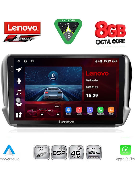 Lenovo Car Audio System for Opel Corsa / Tigra 2000-2006 (Bluetooth/USB/WiFi/GPS/Apple-Carplay/Android-Auto) with Touch Screen 9"