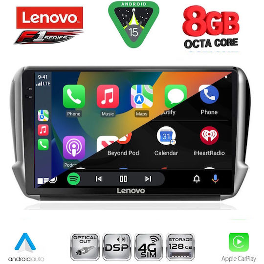 Lenovo Car Audio System for Opel Corsa / Tigra 2000-2006 (Bluetooth/USB/WiFi/GPS/Apple-Carplay/Android-Auto) with Touch Screen 9"