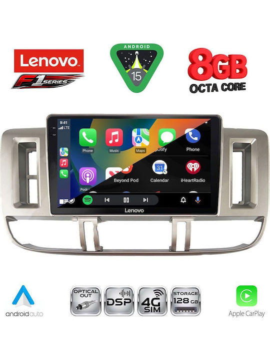 Lenovo Автомобилна Аудио Система (Блутут/USB/WiFi/GPS/Apple-Carplay/Android-Auto) с Тъчскрийн 9"