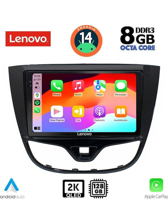 Lenovo Car Audio System for Opel Karl 2014-2019 (Bluetooth/USB/WiFi/GPS/Apple-Carplay/Android-Auto) with Touch Screen 10"