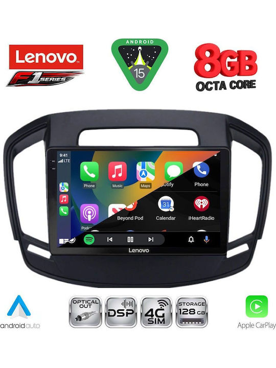 Lenovo Car Audio System for Opel Insignia 2014-2017 Bluetooth USB Wi-Fi GPS Apple CarPlay Android Auto with 9 Inch Touch Screen LENOVO SSR 10492 CPA