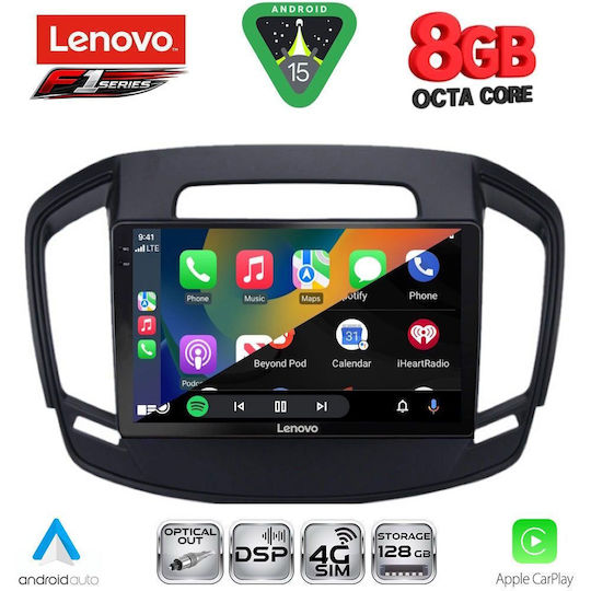 Lenovo Car Audio System for Opel Insignia 2014-2017 Bluetooth USB Wi-Fi GPS Apple CarPlay Android Auto with 9 Inch Touch Screen LENOVO SSR 10492 CPA