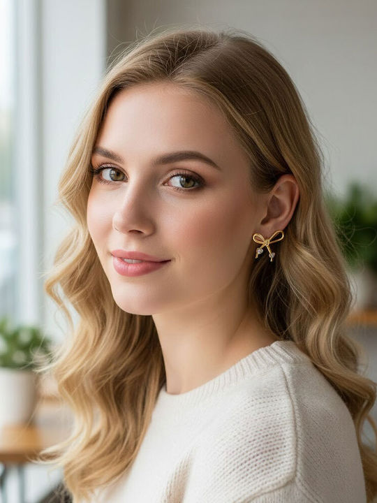 Awear Earrings made of Steel Gold Plated