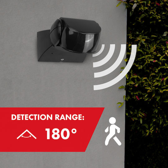 Maclean Energy Wired Infrared Motion Sensor 180° Range 12m