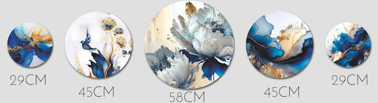 Tablouri Decorative Flori Albe Cameră Living Dormitor 5 Bucăți