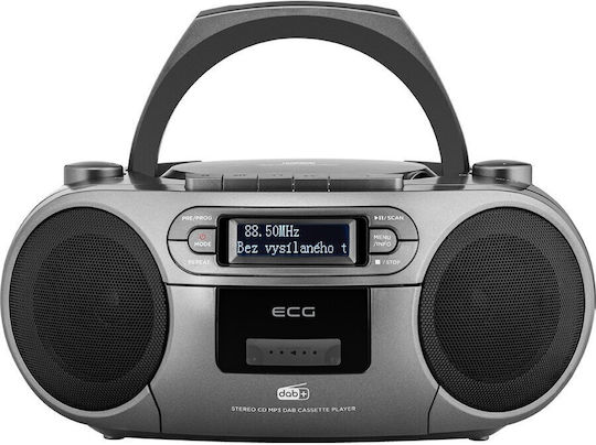 Ecg Cdr 990 Dab Sistem Audio 2 X 2 W Rms Radio Fm Usb CD Player MP3 Casetofon Gri