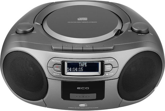 Ecg Cdr 990 Dab Sistem Audio 2 X 2 W Rms Radio Fm Usb CD Player MP3 Casetofon Gri