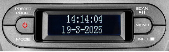 Ecg Cdr 990 Dab Sistem Audio 2 X 2 W Rms Radio Fm Usb CD Player MP3 Casetofon Gri