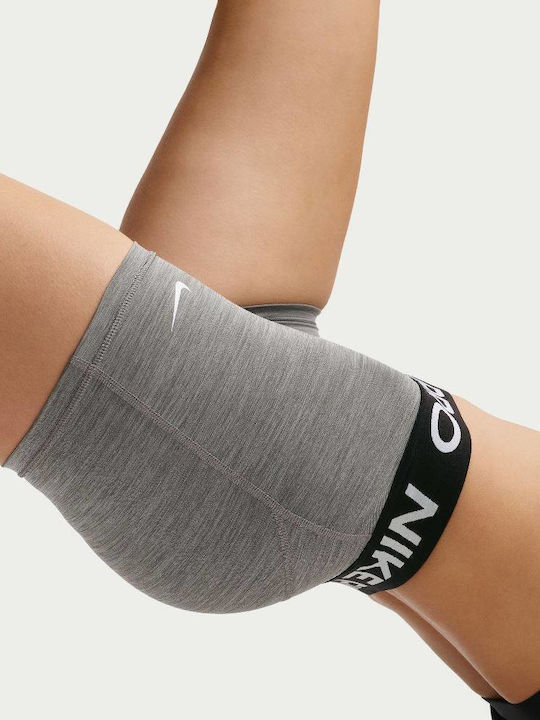 Dri-FIT Pro Dri-fit Training Γυναικείο Κοντό Κολάν Grey Heather / Black