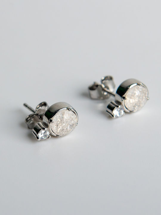 Earrings made of Silver with Stones