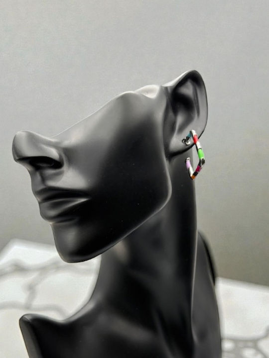 Hoop Earrings Made of Steel