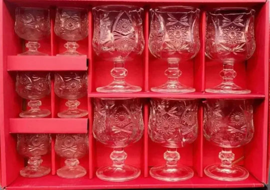 Set de pahare pentru Vin Alb din Sticlă 150ml 12buc