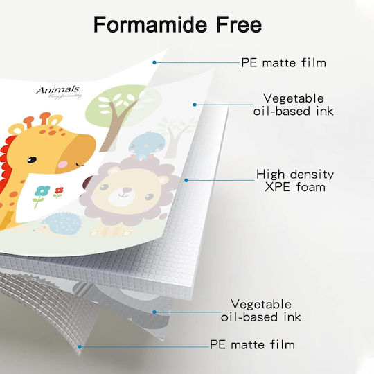 Multicolour Activity Mat 180x200cm Thickness 10mm