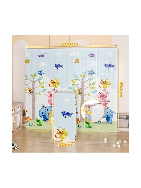 Covor Pentru Copii Gri 180x200cm Grosime 10mm