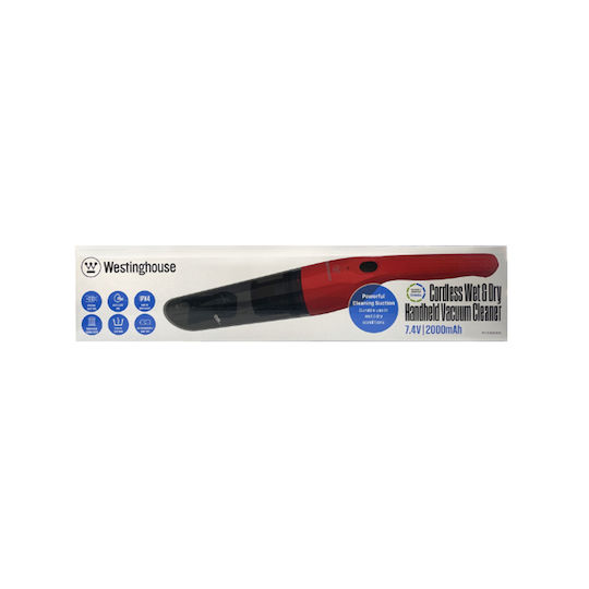 Westinghouse WFVCW8325 Επαναφορτιζόμενο Σκουπάκι Χειρός 7.4V Κόκκινο