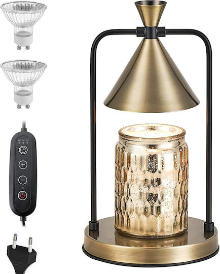 Lampa Tischlampe mit Gold Schirm und Basis
