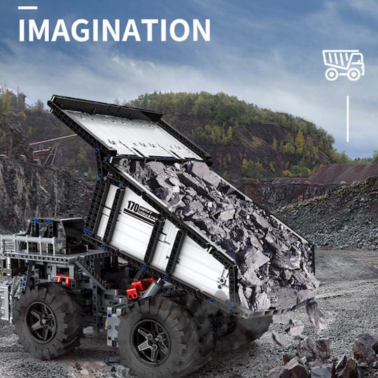 Mould King Τουβλάκια RC Mining Truck για 14+ Ετών 2000τμχ