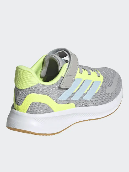 Runfalcon 5 El C Αθλητικά Παιδικά Παπούτσια Running με Σκρατς Γκρι