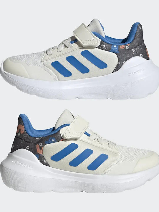 Tensaur Run 3.0 El C Kids Sports Shoes Running With Hoop & Loop Closure White