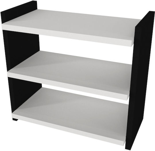 UnicUtil Wall Mounted Bathroom Shelf Wooden White