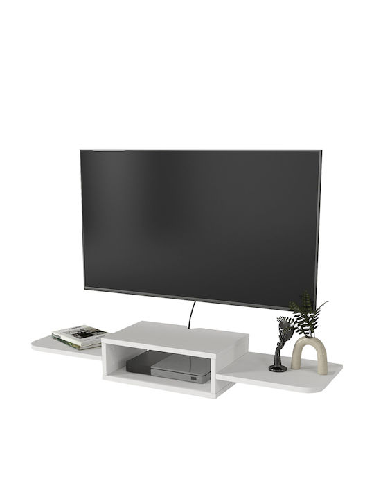 Stand TV Toby Alb L120xA29.6xÎ15.6cm