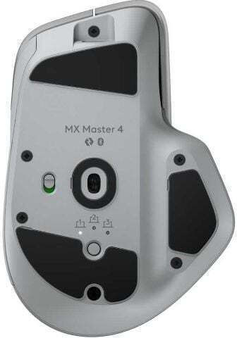 Logitech MX Master 4 for Mac Безжичен Ергономичен Bluetooth Мишка White Silver