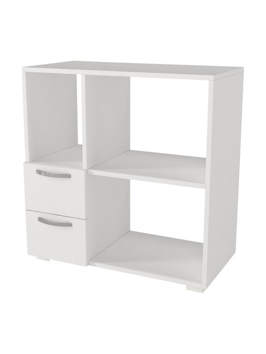 UnicUtil Raft De Bucătărie Din Lemn Capacitate 5 Alb 80x40x83cm