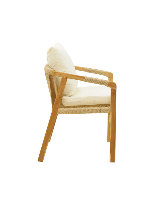 Armchair Natural 55x60x80cm