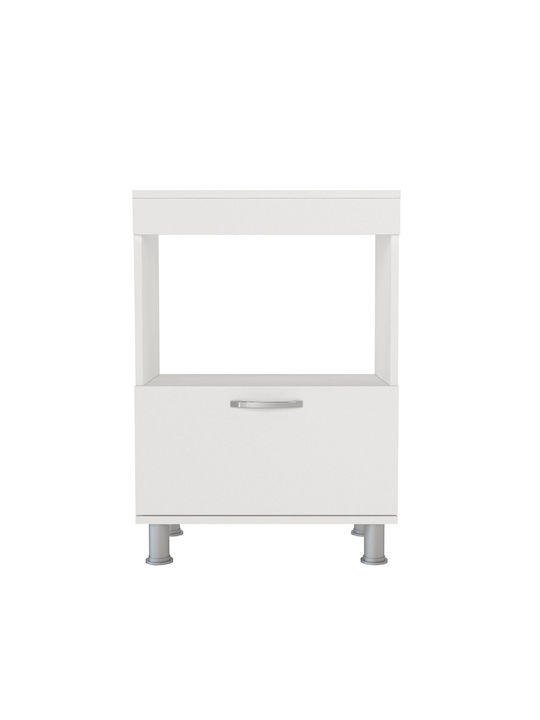 Bodenstehender Schrank Weiß 60x35.5x86.3cm