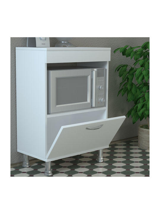 Bodenstehender Schrank Weiß 60x35.5x86.3cm