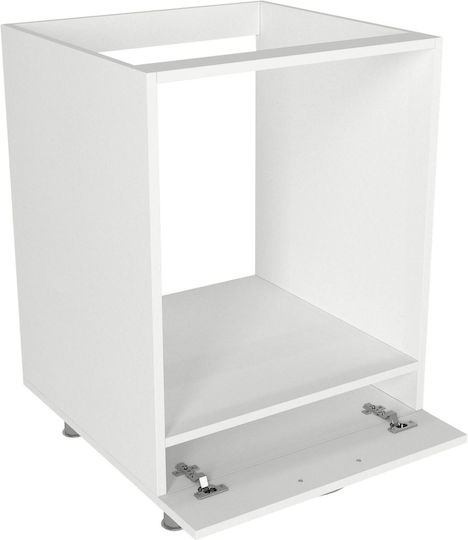 Ντουλάπι Κάτω Φούρνου Λευκό 60x58.8x85εκ.