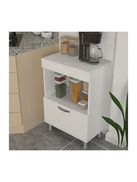 Bodenstehender Schrank Weiß 60x35.5x86.3cm