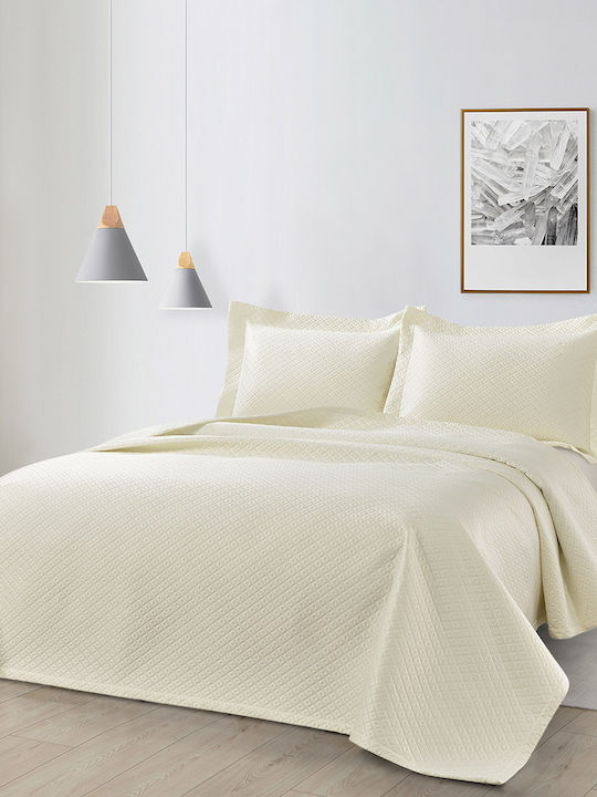 Beauty Home Brautbettwäsche Set Übergröße mit 2 Kissenbezügen 230x250cm