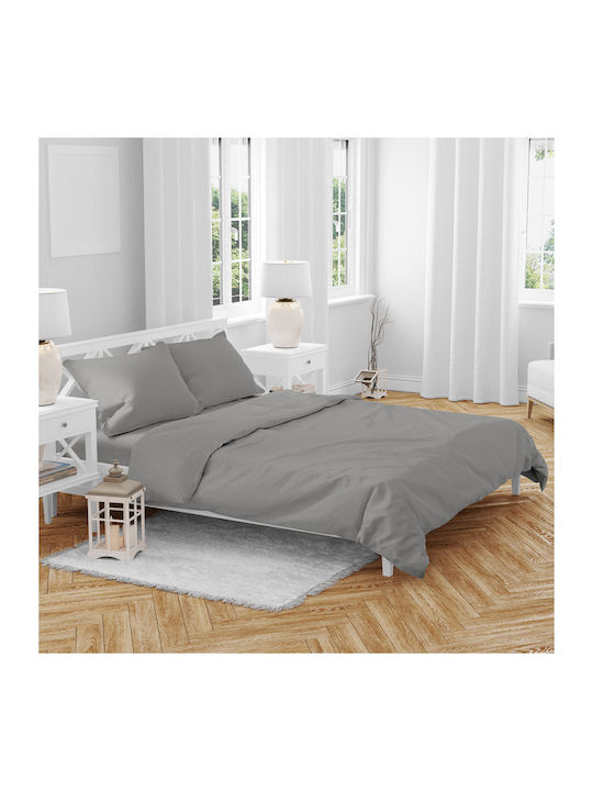 Kipper Cearșaf Single cu Elastic 100x200+32cm. Gri